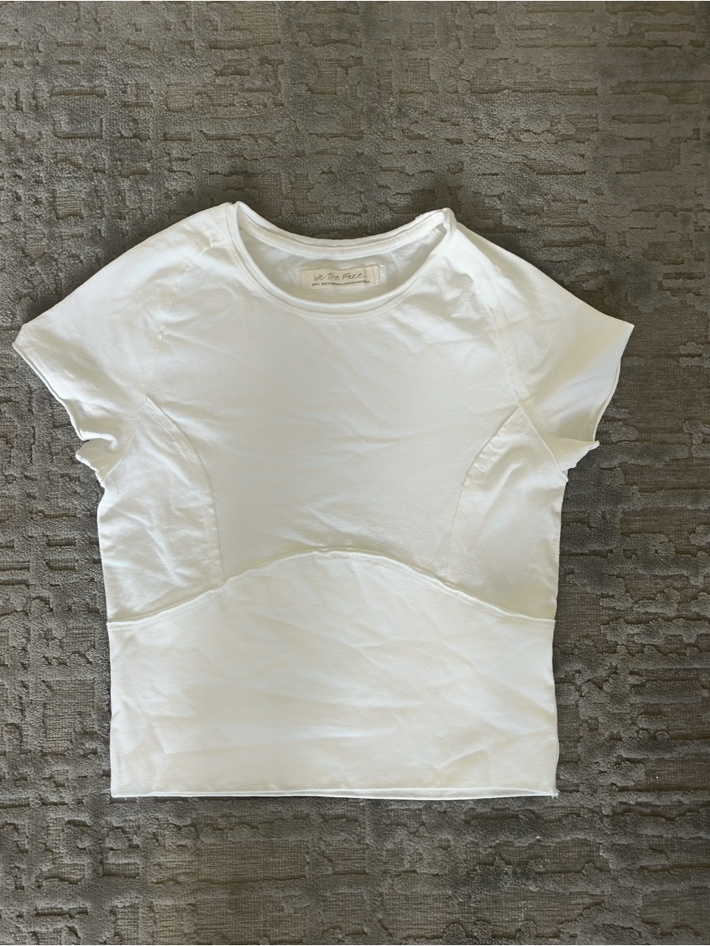 We The Free- Protagonist Cropped Cap Sleeve Tee- Women’s S - FREE PEOPLE BRAND